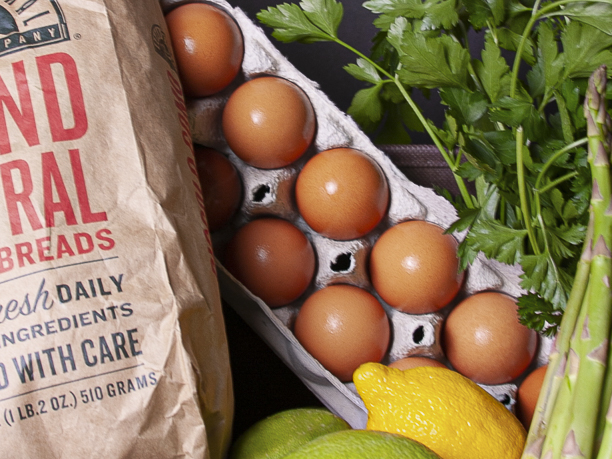 eggs and produce